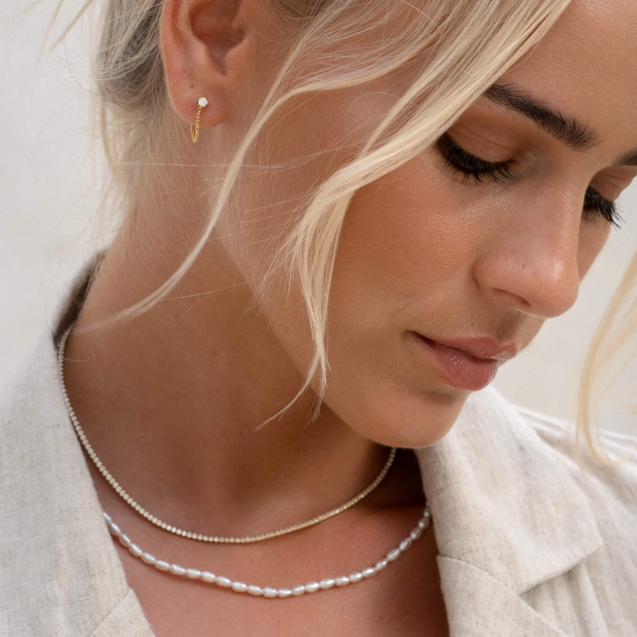 Petit Éclat Adjustable Pearl Necklace