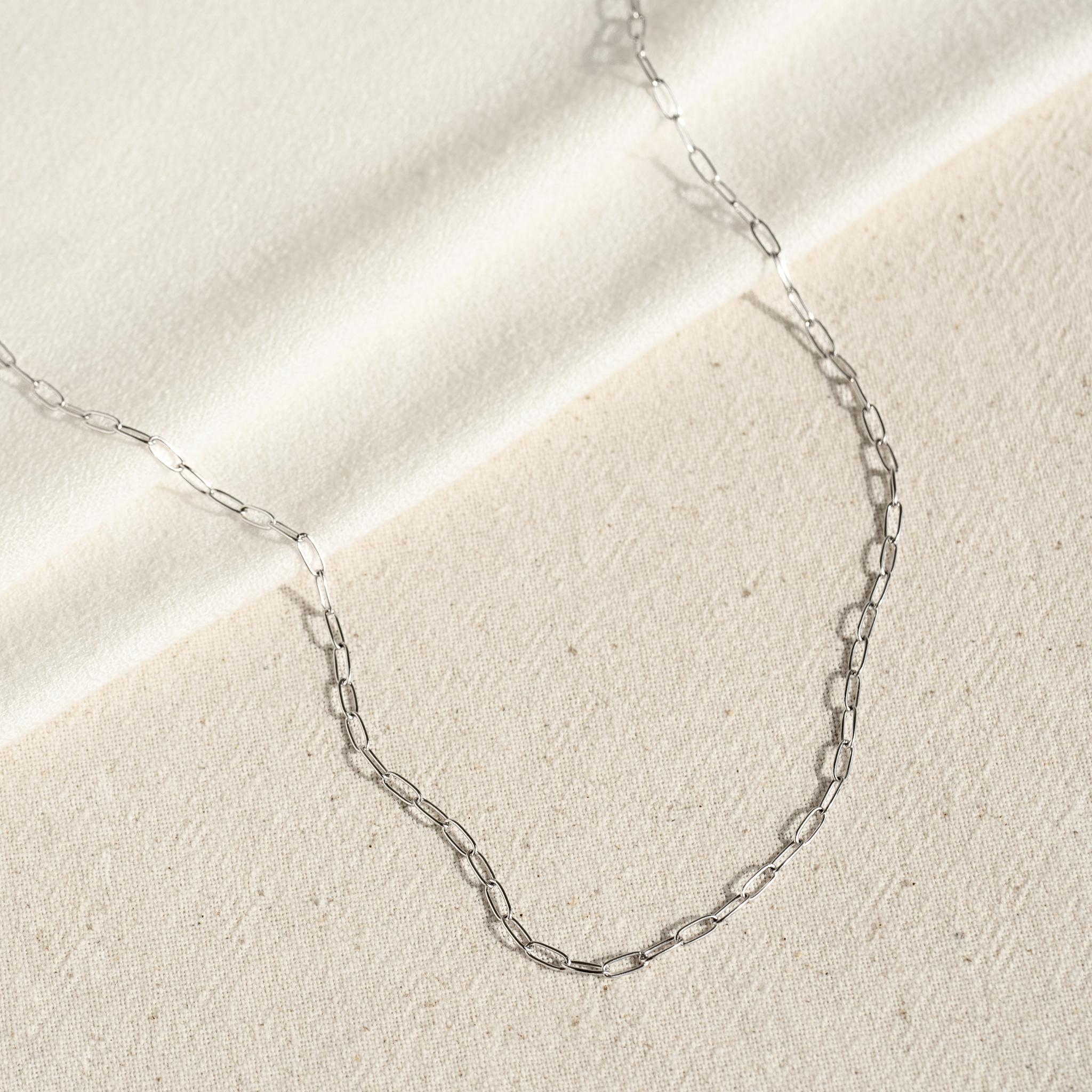Adjustable 16-18 Sterling Silver Necklace
