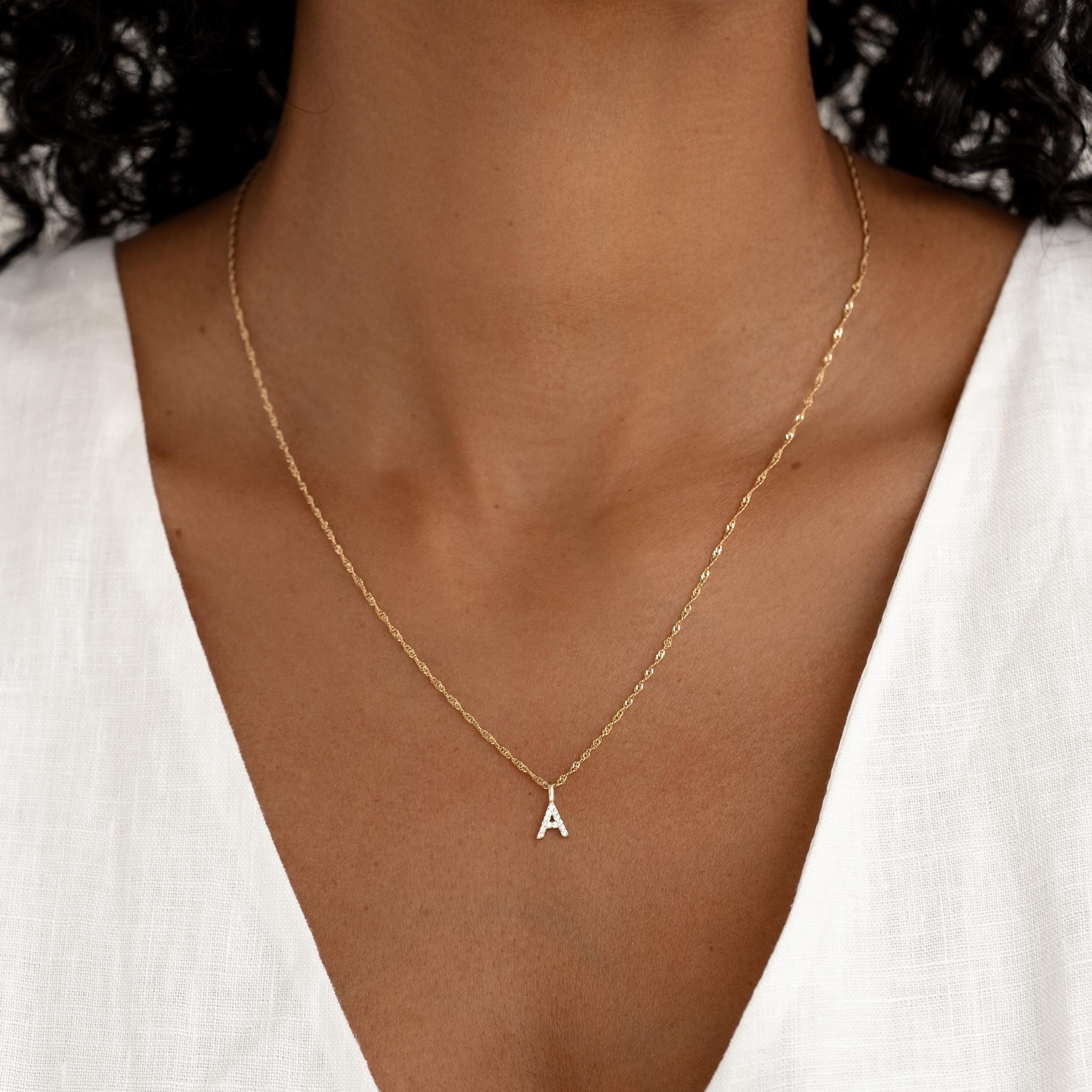 14K Gold Light Traces Twist Chain Necklace
