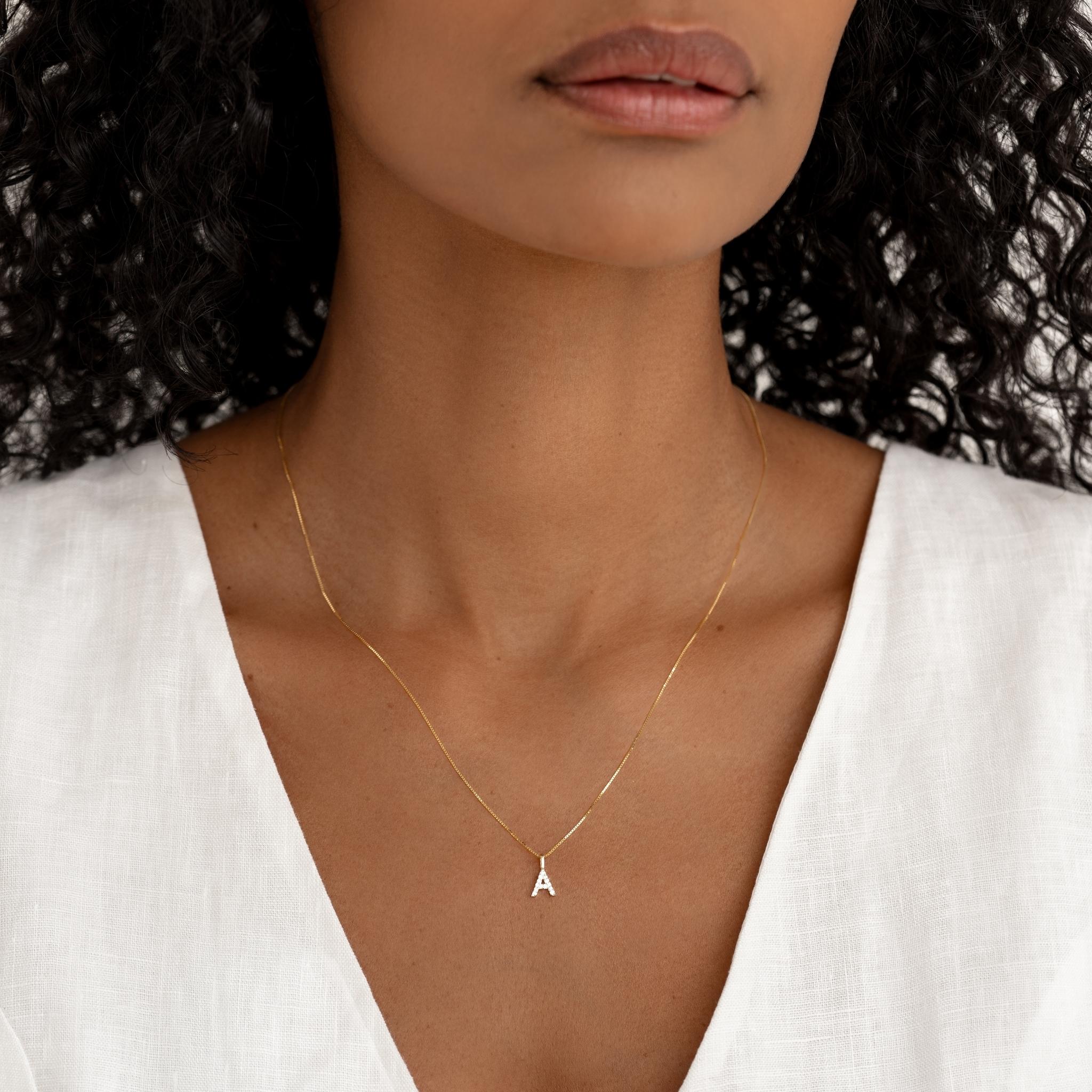 14K Gold Square Box Chain Necklace