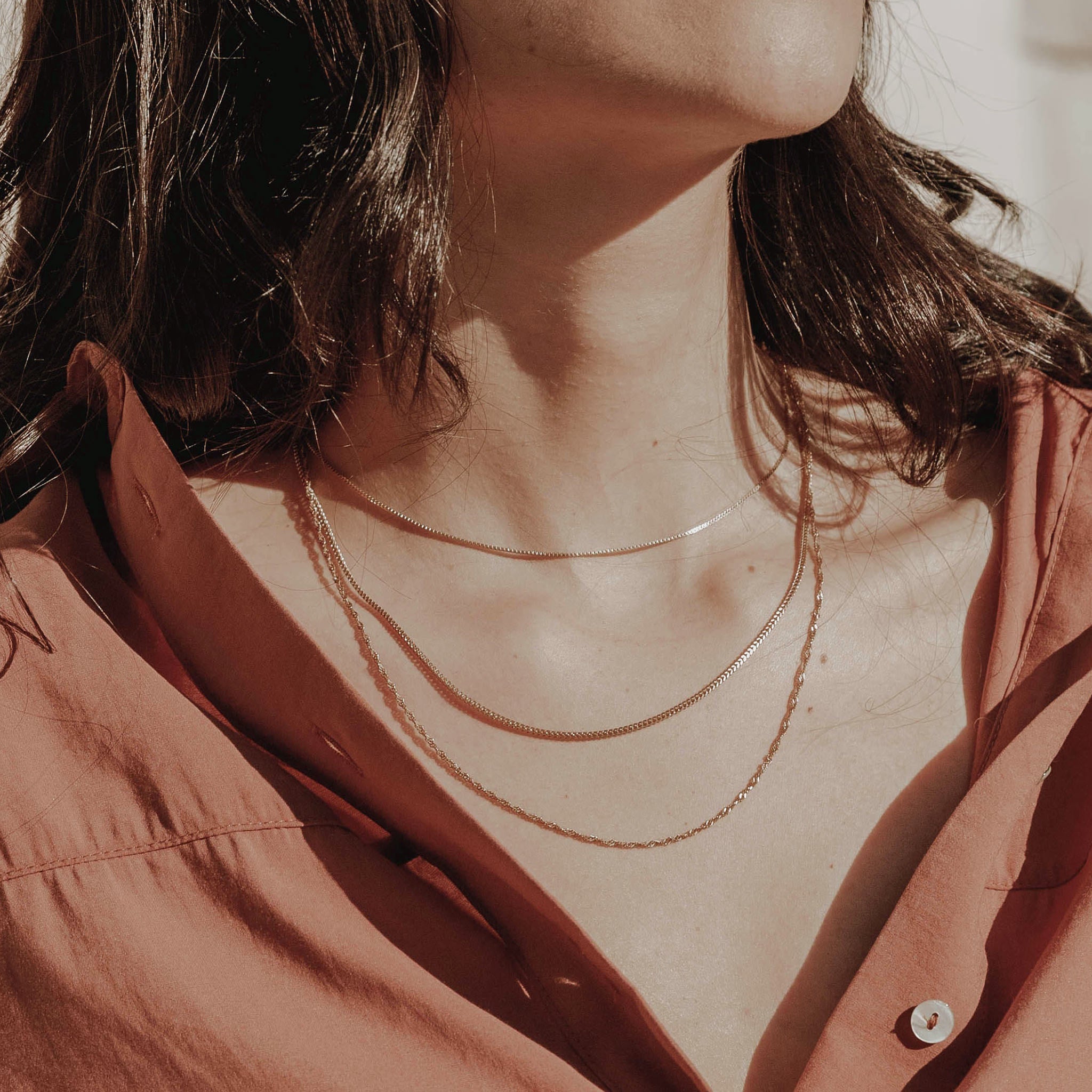 Twist Singapore Chain Necklace