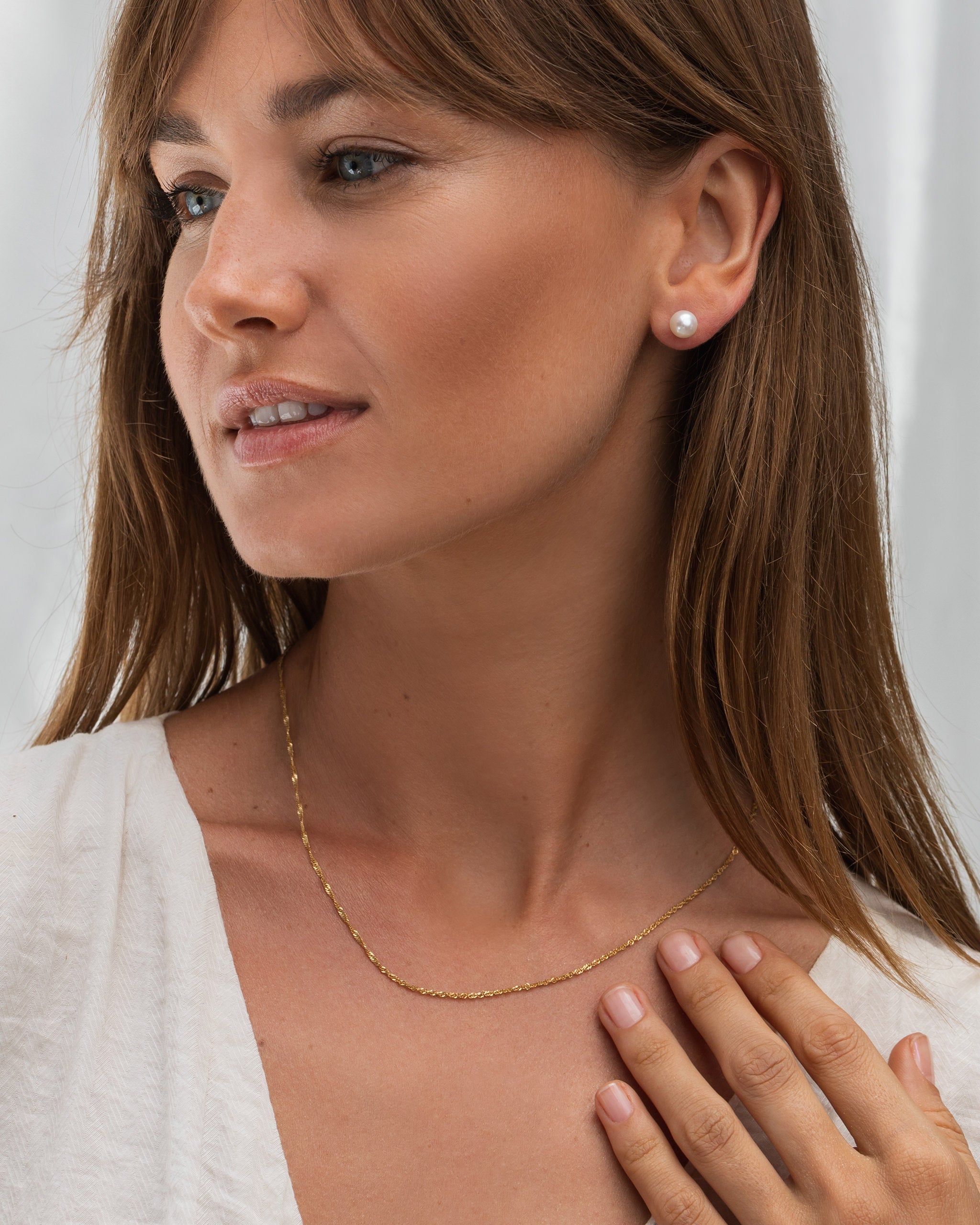 Twist Singapore Chain Necklace