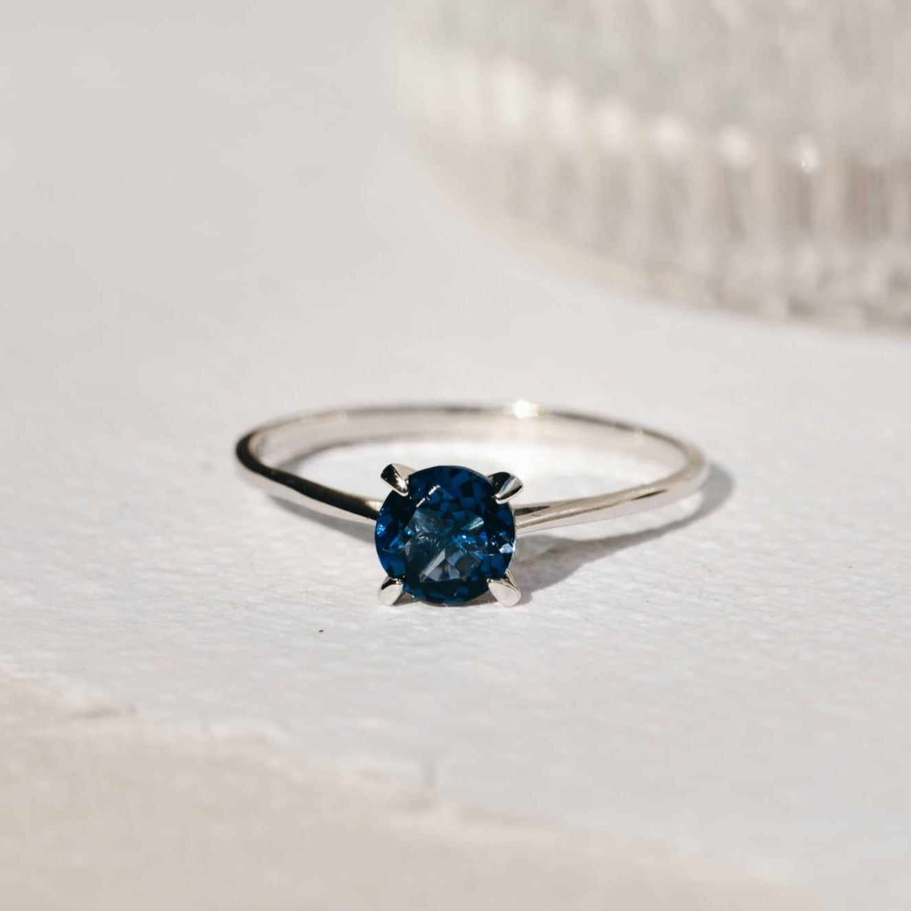 Celestial Blue Topaz Ring