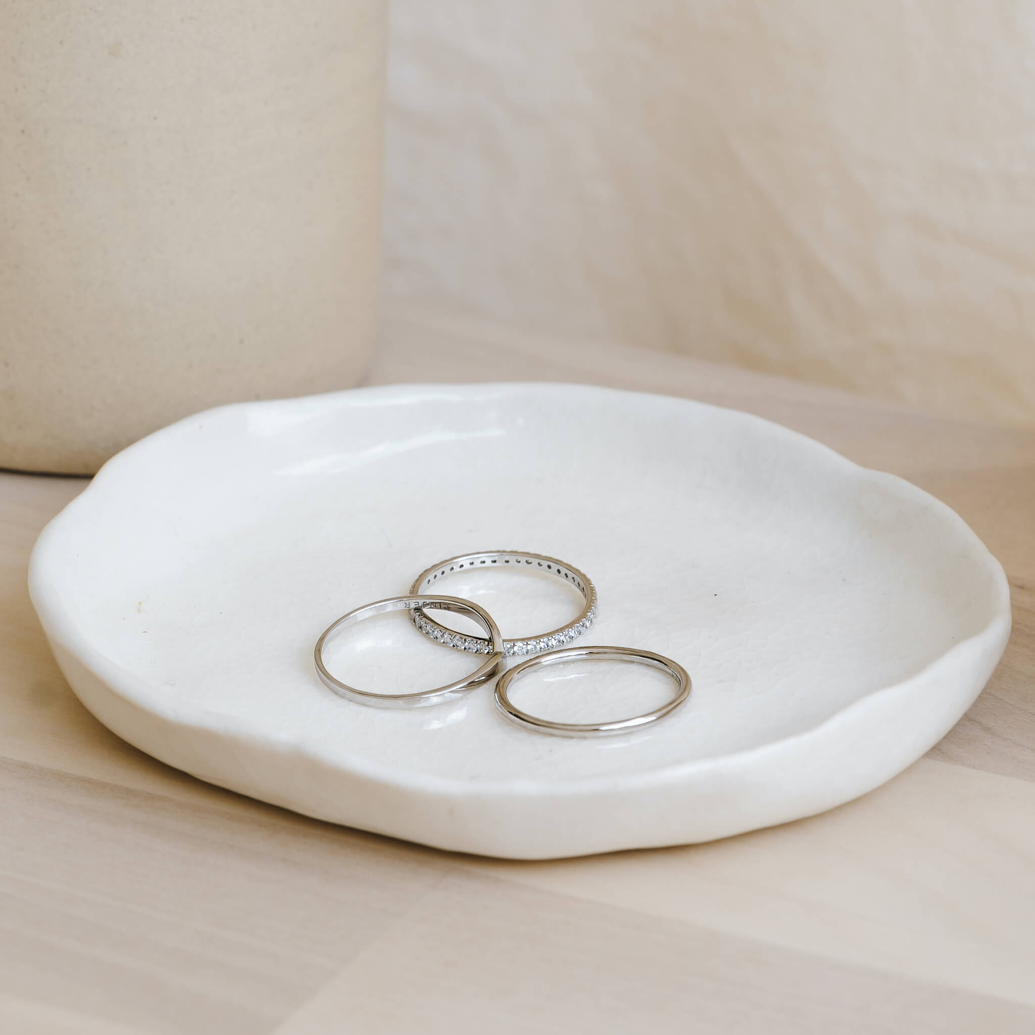 Slim Silver Stacking Ring