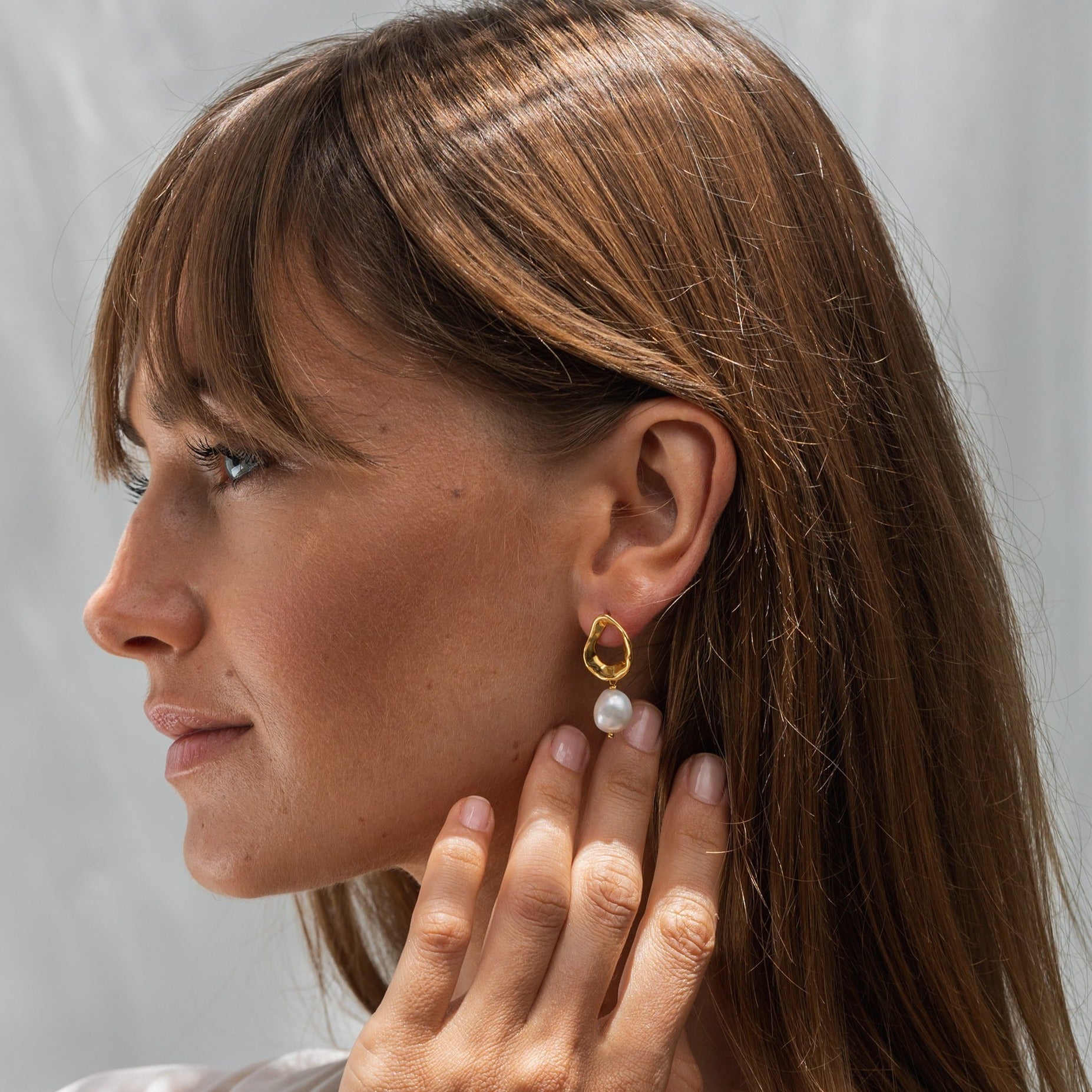 Baroque Pearl Drop Earrings